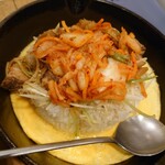 麺屋 志乃助 - 焼き飯キムチ。