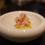 エノテカ・ラ・リコルマ - ズワイガニの冷製パスタ