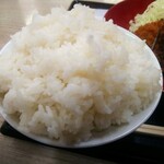 Katsuya - 定食のご飯＋気前のイイ大盛