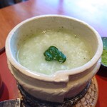 松鶴園・茶房茶遊 - 抹茶がゆ(680円)