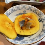 ふるまち - 柿とコハダの前菜