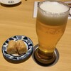 酒、銀シャリ、おだし やちよ - 逸品のお通し(出汁稲荷)