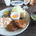 こくわ屋 藤兵衛 - 煮込みハンバーグランチ