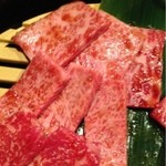 濱田屋 焼肉 ホルモン 五代目 市郎右衛門 - 上カルビです。