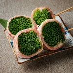 おすすめ！万ねぎ肉巻き　　　1本