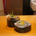 Sushi Hashimoto - いわしの海苔巻き