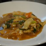 小菜一碟 - ・松茸と海老の中華おこげ