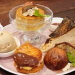 parfait de ruelle - 【2023.10】マロンプレート(ドリンク付き・税込1,780円)