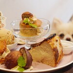 parfait de ruelle - 【2023.10】マロンプレート(ドリンク付き・税込1,780円)