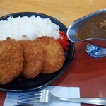 Genki Hiroba - メンチカツカレー700円