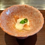 くずし鉄板 あばぐら - 無花果の土佐酢漬け胡麻味噌ソース
