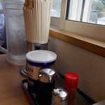 中華そば ひらこ屋 - ひらこ屋　テーブル上