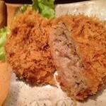 平田牧場遊 - 金華豚のメンチかつ(700円)