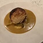 NALA - 前菜③地魚のクネル 松皮エビのアメリケーヌソース