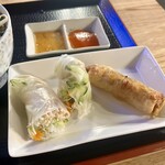 GIA LONG QUAN - ブンボーフェスのセット(\1,100) 生春巻き・揚春巻き