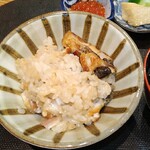 もちづき - うなぎ、松茸炊き込みご飯