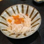 もちづき - うなぎ、松茸炊き込みご飯、いくら