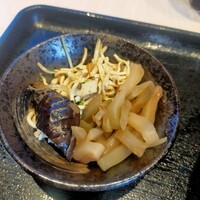 中国料理verite - 小鉢 搾菜、干し豆腐、茄子