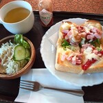田園 - ピザトーストセット