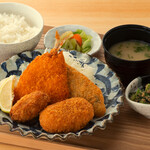 ★Mixed Seafood fried set meal