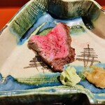 馳走 啐啄一十  - 【写真⑱】高森和牛のマルシン(山口県岩国市周東、沼本カット)、芥子味噌