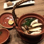 魚常 - 松茸の土瓶蒸し