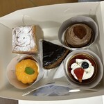 Komejirushi - カップケーキ、みかん、バスチーコーヒー、モンブラン、いちご