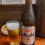 SHIBIRE NOODLES 蝋燭屋 - ビール(中瓶) 600円 ♪