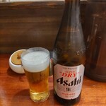 SHIBIRE NOODLES 蝋燭屋 - ビール(中瓶) 600円 ♪