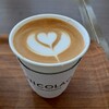 NICOLAO Coffee And Sandwich Works - カフェラテ　509円税込(イートイン価格)