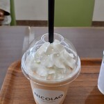 NICOLAO Coffee And Sandwich Works - メロンフラッペ　815円税込(イートイン価格)