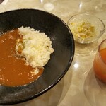 390 RESTAURANT - 牛すじカレー（サラダ＋スープ付き）