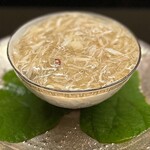 道人 - 丹波栗の飯蒸し　渡り蟹あんかけ