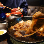 TOKYO FISHERMAN'S WHARF UOHIDE - 国産和牛と季節の野菜を使ったすき焼き鍋