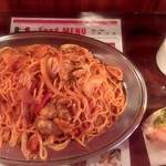 ナポリ夢の街 - ナポリ夢の街　魚貝たっぷりナポリタン（超盛）