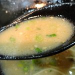 一竜 西中洲店 - 味は濃いめながら、喉越しはすっきりなスープ