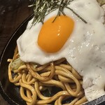 お好み焼き いしり - 月見焼きそば