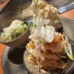 お好み焼き いしり - とりあえず三種盛り