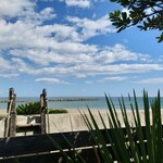 ビーチ バーガー 9 - 席から立ち上がるとこの風景が広がっている。