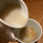 しおて - 蕎麦湯