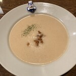 中津軒 - ポタージュスープ。