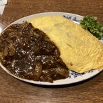 中津軒 - おなじみオムハヤシ