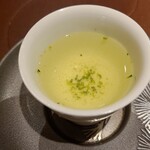 馳走 啐啄一十  - お飲み物①煎茶(41℃のお湯で淹れた煎茶)