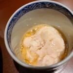 馳走 啐啄一十  - ⑩皮剥の肝(広島県江田島産、2日寝かせ)、胡麻油