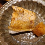 馳走 啐啄一十  - ⑱炭火焼き赤鯥【別称:ノドグロ】(島根県産、釣りもの)、大根おろし《ご飯のお供》