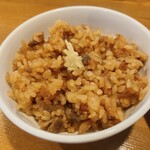 Oyadoriraxamen ishikawa - 鶏出し汁炊き込みご飯