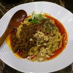 175°DENO担担麺 - 【2013年10月】担担麺（汁無）すごく痺れる＠850円。