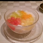 桃花林 - フレッシュフルーツのアンニン豆腐