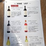 五一わいん　売店 - 試飲 WINE LIST②