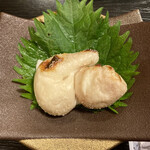 川口屋別亭久楽 - フグの白子焼き。